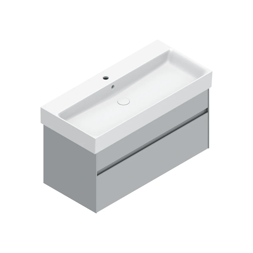 Base 96×45 h45  2 cassetti Sei - Catalano