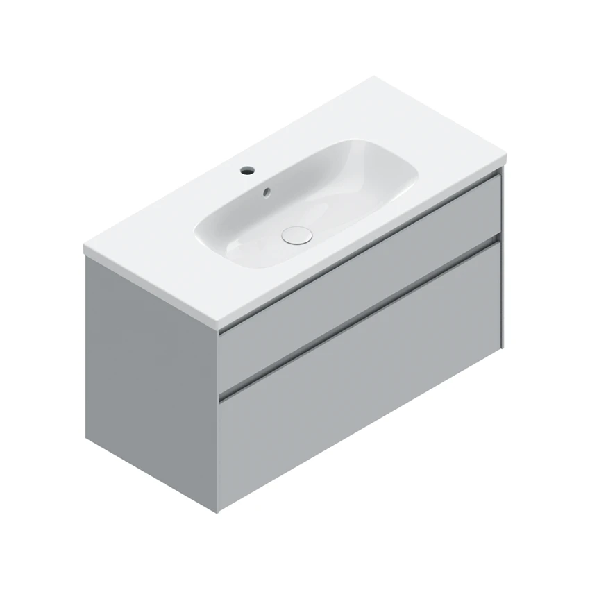 Base 98×45 h55  2 cassetti Sei - Catalano