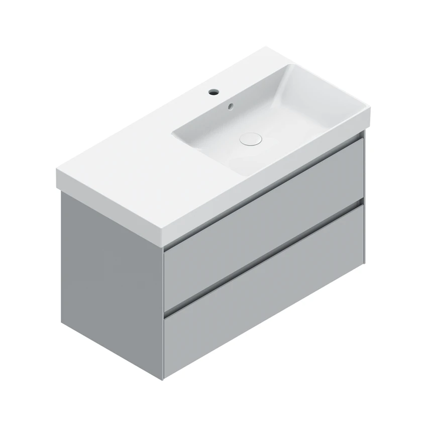 Base 96×48 h55  2 cassetti Sei - Catalano