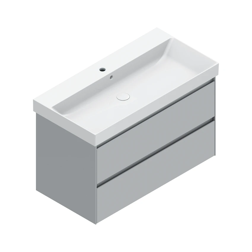 Base 96×48 h55  2 cassetti Sei - Catalano