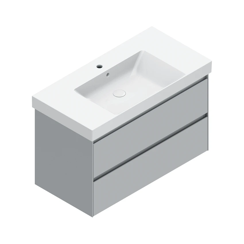 Base 96×48 h55  2 cassetti Sei - Catalano