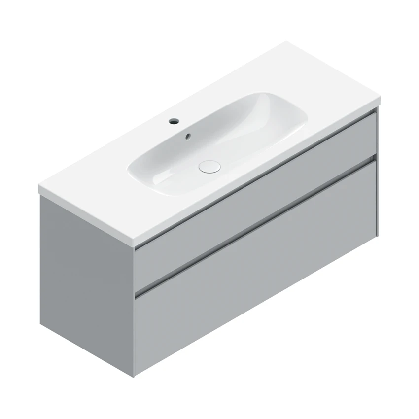 Base 118×45 h55  2 cassetti Sei - Catalano