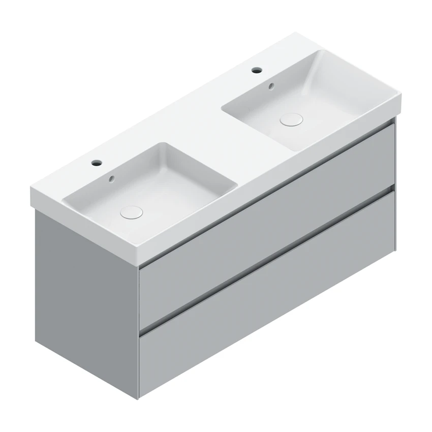 Base 121×48 h55  2 cassetti Sei - Catalano