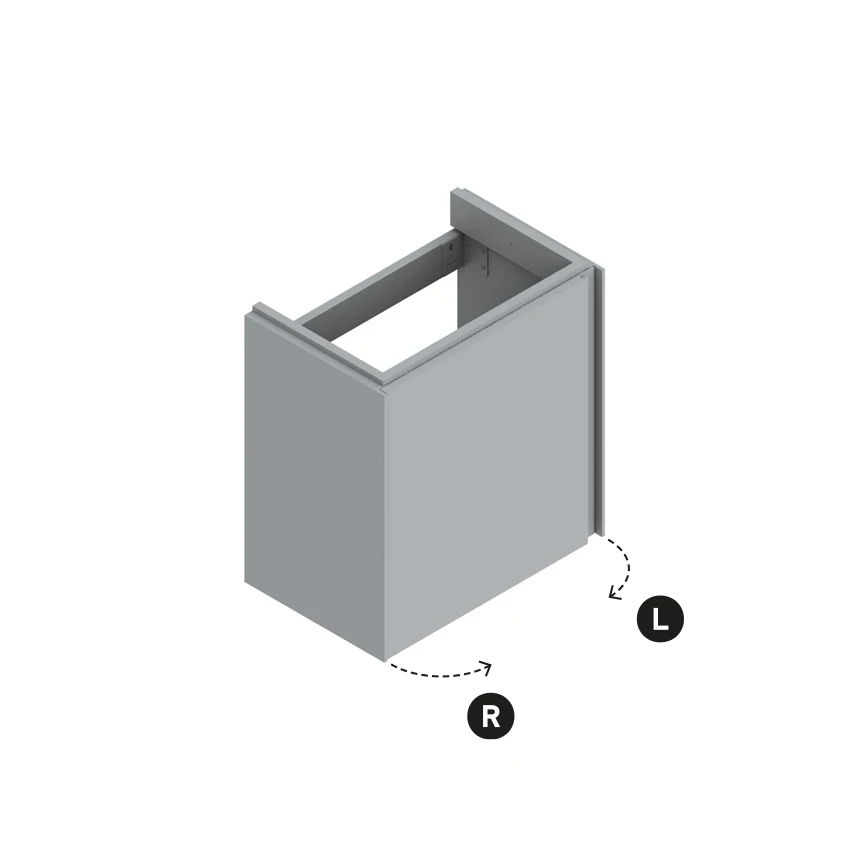 Base 52×33 h55  1 anta Sei - Catalano