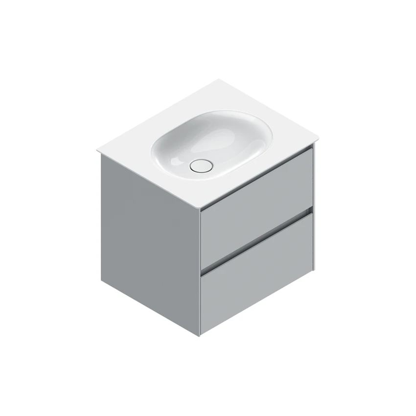 Base 56×48 h55  2 cassetti Sei - Catalano