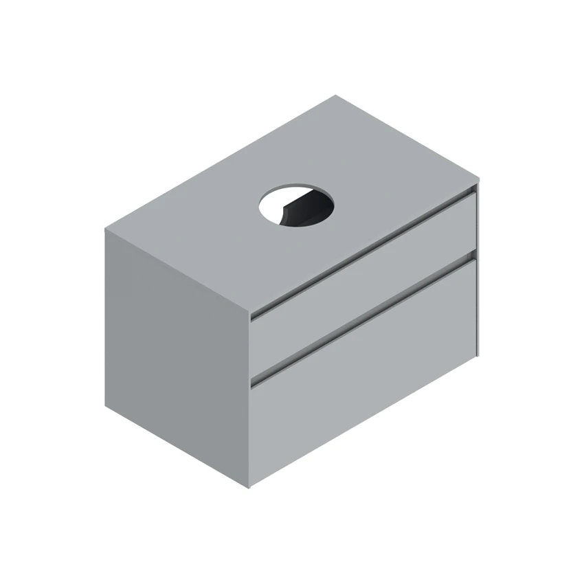 Base 80×50 h53  2 cassetti Upper - Catalano