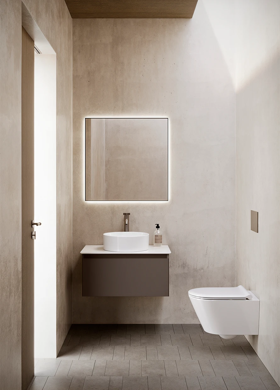 Base 72×48 h35  1 cassetto Handle - Catalano