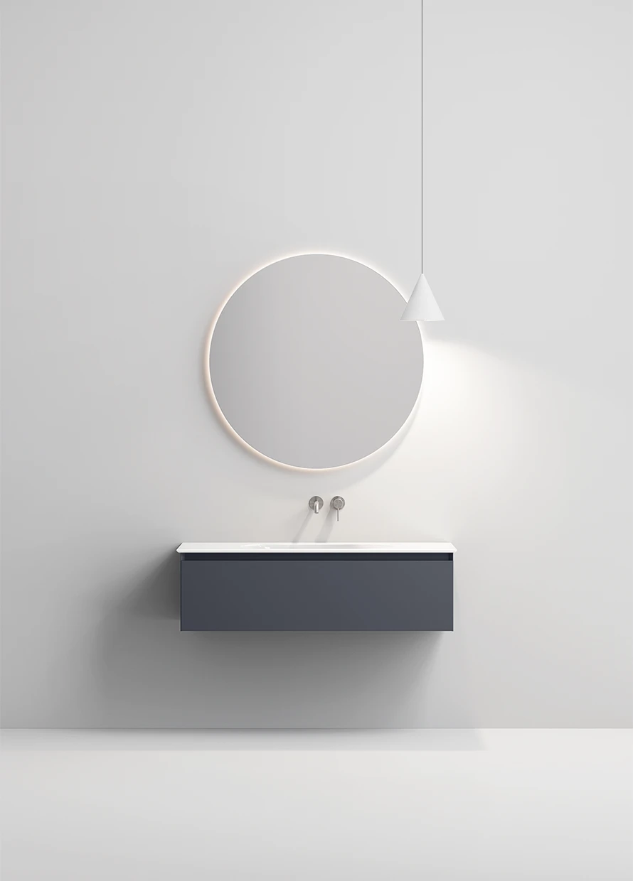 Base 122×48 h35  1 cassetto Handle - Catalano